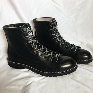 Black Men’s Combat Boot